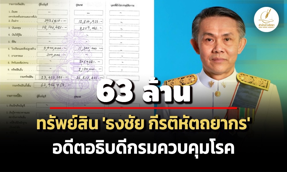 63-ล้าน!-ทรัพย์สิน-‘ธงชัย-กีรติหัตถยากร'-อดีตอธิบดีกรมควบคุมโรค-รายได้-23-ล./ปี-ไร้หนี้สิน