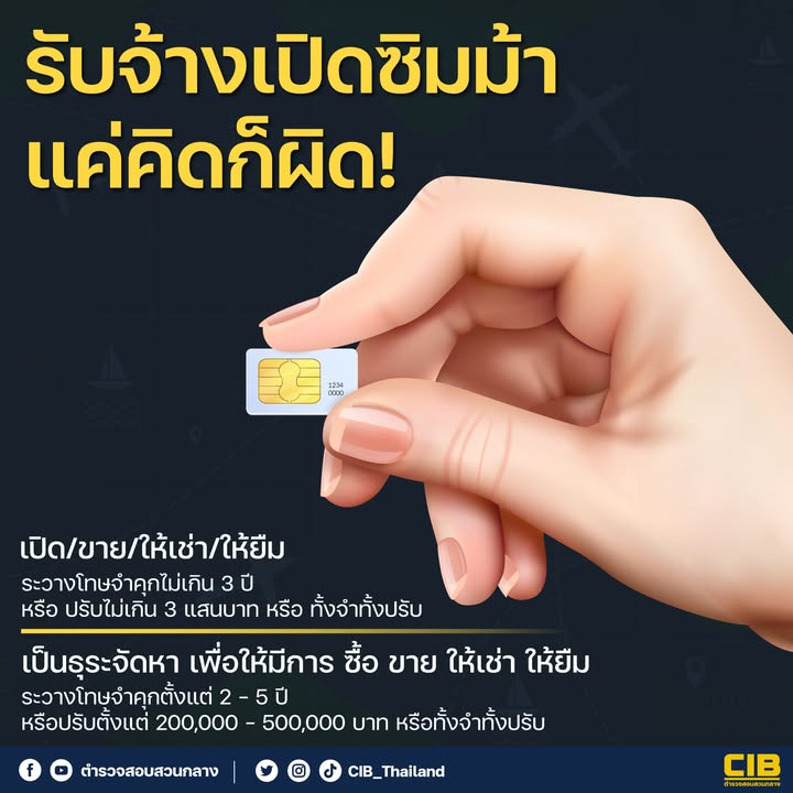 รับจ้างเปิดซิมม้า-แค่คิดก็ผิด-รู้หรือไม่?-การรับจ้างเปิด-“ซ