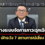 สธประชุม-คณะกรรมการสร้างระบบจัดการภาวะฉุกเฉินฯ-นัดแรก-เฝ้าระวัง-7-สถานการณ์เสี่ยง