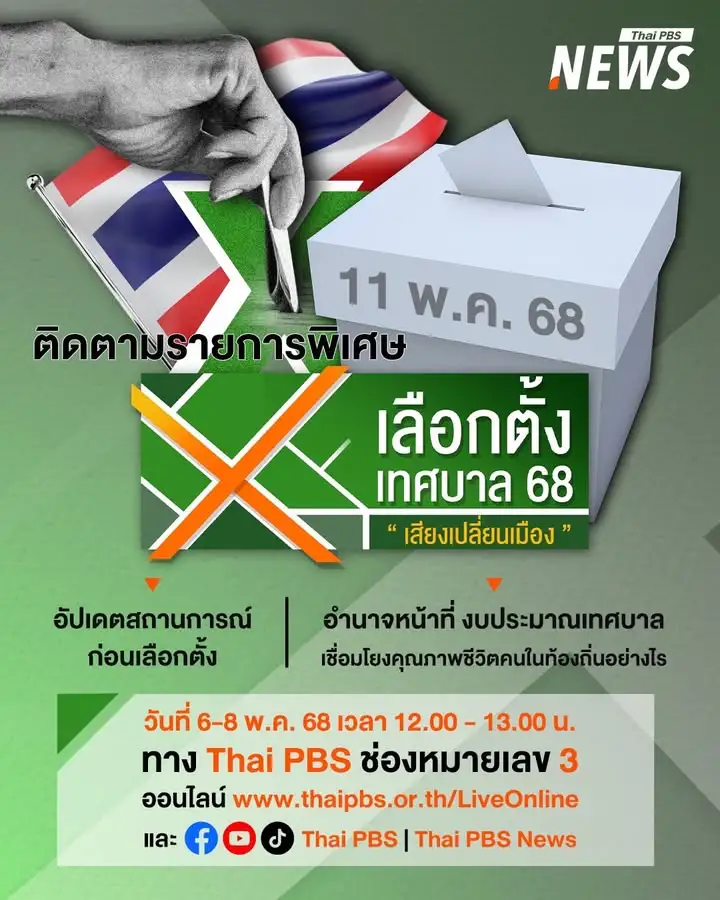 ไทยพีบีเอสเกาะติด-การเลือกตั้งเทศบาล-2568-ติดตามในรายการพิเศ