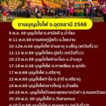 รวมคิวงานบุญบั้งไฟ-จ.อุดรธานี-2568-ใกล้หม่องได๋-ไปหม่องนั้น