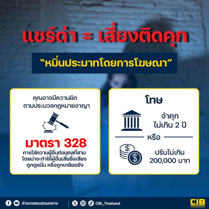 ด่าแล้วแชร์-ด่าแล้วเมนต์-อาจไม่ใช่แค่ระบาย-แต่อาจพาเข้าคุก