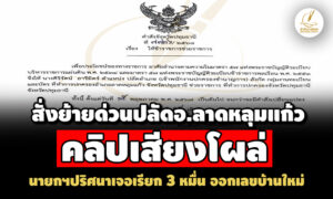 สั่งย้ายด่วน-ปลัดฯ-ลาดหลุมแก้ว-คลิปเสียงโผล่นายกฯปริศนาเจอเรียก-3-หมื่น-ออกเลขบ้านใหม่ 