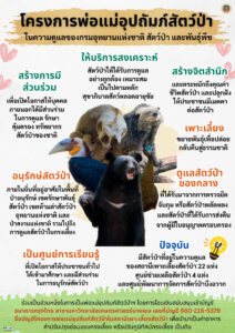 โครงการพ่อแม่อุปถัมภ์สัตว์ป่าในความดูแลของกรมอุทยานแห่งชาติฯ
