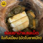 จับกุมผู้ต้องหา-ซ่อนยาบ้า-100,000-เม็ด-ในถังเมี่ยง-(มัดใบชาห-|-2025-05-30-04:17:00