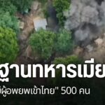 การปฎิบัติทางทหาร-ของฝ่ายต่อต้านทหารเมียนมากับ-ทหารเมียนมา-ใ