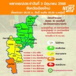 (3/6/68)-…ภาคเหนือมีฝนตกหนักบางแห่ง-ขอให้ประชาชนระวังอันตร