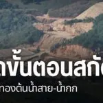 ปัญหาเหมืองแร่บริเวณต้นแม่น้ำสายและแม่น้ำกก-เมื่อสัปดาห์ที่ผ
