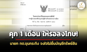 ศาลฎีกาสั่งจำคุก-1-เดือน-อภิชัย-นายกทตขุนกระทิง-จ.ชุมพร-ไม่ยื่นบัญชีฯ-ให้รอลงโทษ