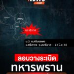 เมื่อตอนค่ำที่ผ่านมา(14-มิย.-68)-ผู้ก่อเหตุลอบวางsะเบิดทหาร