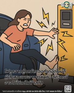 จากกรณีผู้ใช้บริการรายหนึ่งโพสต์เล่าประสบการณ์ถูก-ไฟดูดขณะย-|-2025-06-18-10:17:00