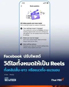 facebook-ปรับโพสต์วิดีโอทั้งหมดให้เป็น-reels-ทั้งคลิปสั้น-ย