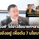 สรวงศ์โต้ข่าวลือนายกฯลาออก-ยันอยู่ทำ-7-นโยบายพรรค-จนครบวาระ