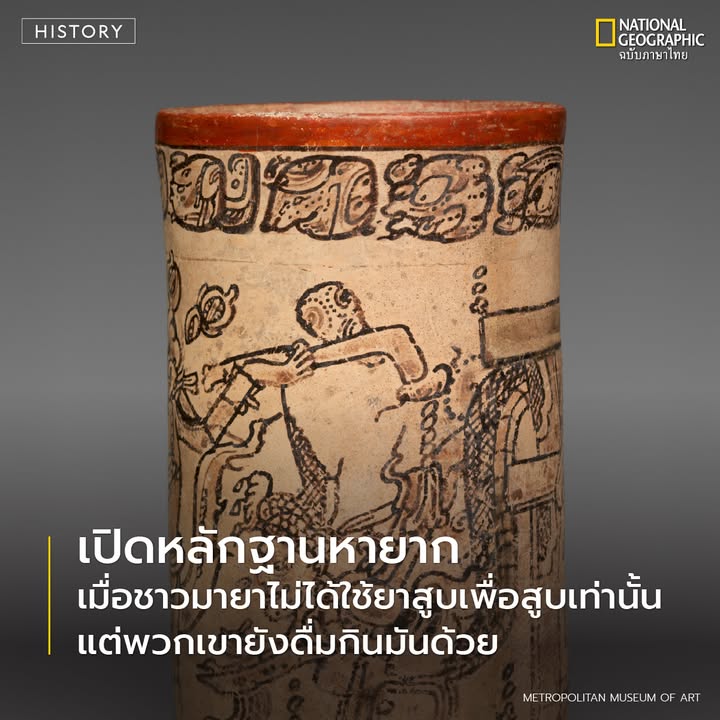 เผยหลักฐานหายากในการใช้ยาสูบของชาวมายาซึ่งถูกค้นพบที่แหล่งโบ