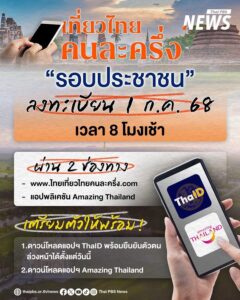 -โครงการ-เที่ยวไทยคนละครึ่ง-2568-เปิดให้ประชาชนลงทะเบียนจอง