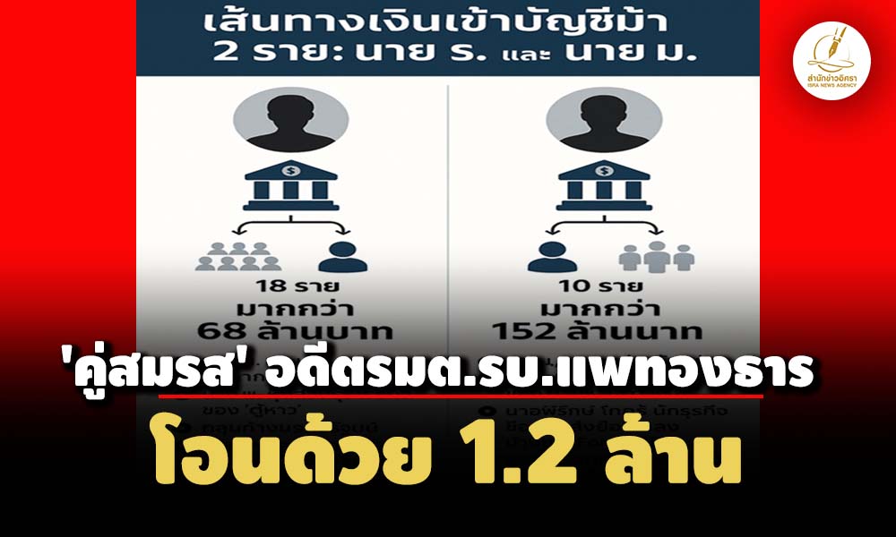 ทะลุ-200-ล ไส้ในเงิน-‘ขาเข้า’-บัญชีม้าคดีแจกกล้วย ‘คู่สมรส’อดีตรมตรบ.แพทองธารโอนด้วย