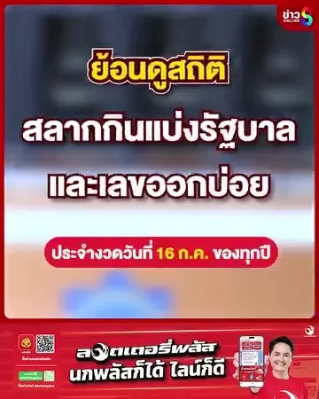 เปิดสถิติหวยวันที่-16-กรกฎาคม-ย้อนหลัง-10-ปี-ที่ผ่านมา-(2558-2567)-|-ข่าวช่อง8