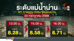 “แม่น้ำน่าน”-เกินจุดวิกฤต-ทะลักท่วมเขตเศรษฐกิจ-น้ำท่วม-พาย