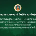 กรมอุทยานแห่งชาติ-สัตว์ป่า-และพันธุ์พืช-ขอส่ง-กำลังใจไปถึงเจ