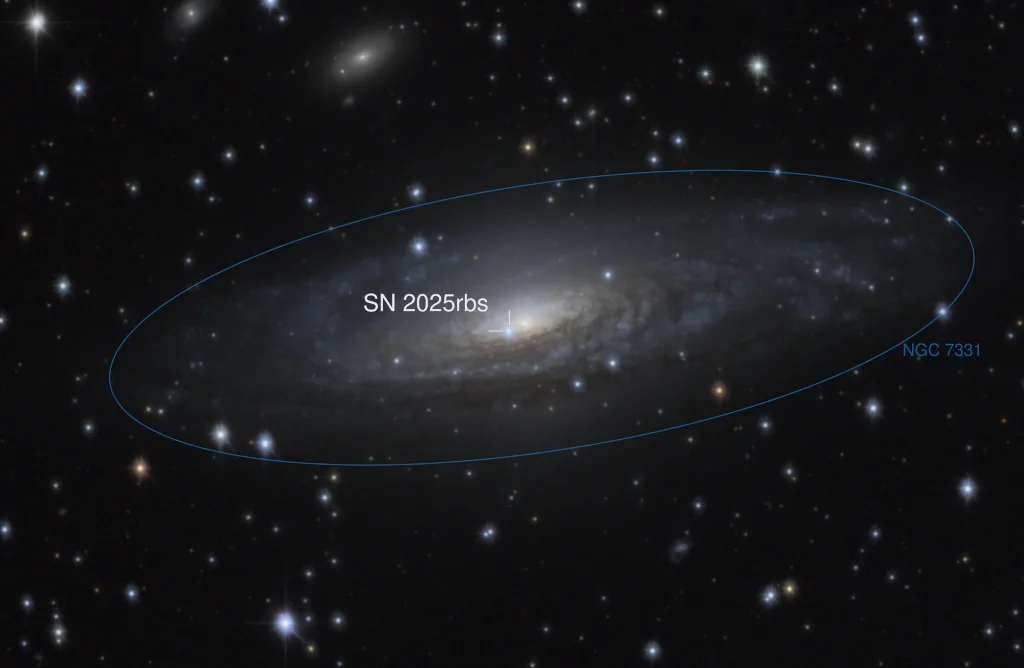 supernova-2025rbs-ใน-ngc-7331