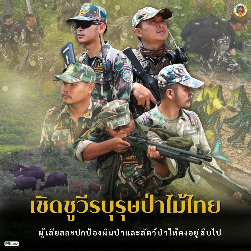 เชิดชูวีรบุรุษป่าไม้ไทย-ผู้เสียสละปกป้องผืนป่าและสัตว์ป่าใ