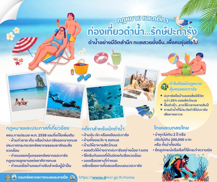 -กฎหมายและมาตรการการดำน้ำเพื่อการอนุรักษ์ปะการัง-เพื่อความป