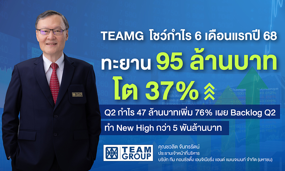 teamg-โชว์กำไร-6-เดือนแรกปี-68-ทะยาน-95-ล้านบาท-โต-37%