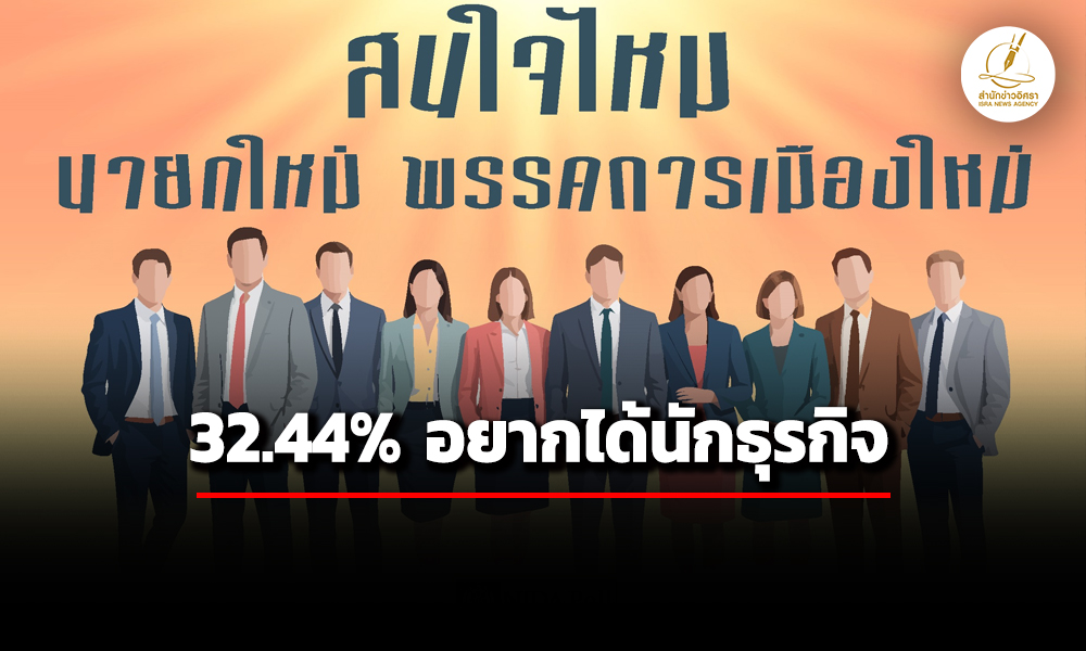 ‘นิด้าโพล’-เผยผลสำรวจ-ปชช-32.44%-อยากได้นายกฯคนใหม่-เป็นเจ้าของกิจการขนาดใหญ่