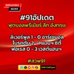 #91อัปเดต-ฟุตบอลพรีเมียร์ลีก-‘หงส์’-เฉือนหืด-ขึ้นจ่าฝูง-สวพ-|-2025-08-31-18:49:00