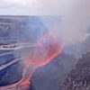 ภูเขาไฟ-kilauea-ของฮาวายดังขึ้นด้วยลาวาที่ไหลออกมาจากช่องระบายอากาศมากกว่าหนึ่งช่อง