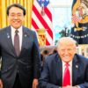 ทรัมป์เซ็นบรรยายเพื่อเล่าอัตราภาษีรถยนต์ตะวันออกที่ต่ำกว่าในรูปแบบ