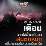 ศูนย์อุตุนิยมวิทยาภาคใต้ฝั่งตะวันตก-ประกาศเตือนฉบับที่-1-เรื