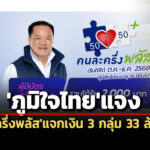 จับตาครมไฟเขียวคนละครึ่งพลัสงบ-6-หมื่นล.-ภูมิใจไทยแจงแจกเงิน-3-กลุ่ม-33-ล้านราย