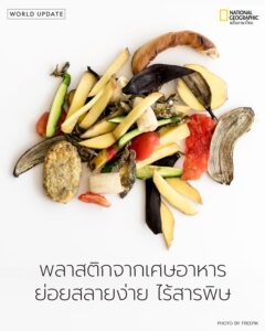 เศษอาหารในแต่ละมื้ออาจกลายเป็นคำตอบใหม่แทนพลาสติก-เมื่อทีมนั