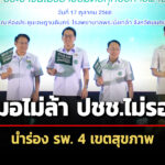 สธ.คิกออฟ-‘หมอไม่ล้า-ประชาชนไม่รอฯ’-โชว์นัดออนไลน์-นำร่อง-โรงพยาบาล-4-เขตสุขภาพ