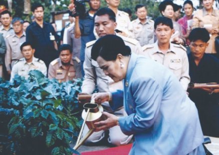 “ต้นกาแฟอาราบิก้า-ทรงปลูก”-วันที่-๙-มีนาคม-๒๕๔๗-สมเด็จพระนาง