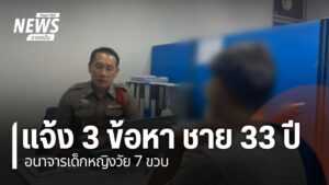 ตำรวจจังหวัดลำพูนแจ้ง-3-ข้อหา-ชายอายุ-33-ปี-ก่อเหตุอนาจารเด็
