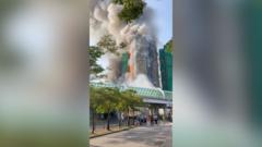 ไฟไหม้อาคารที่พักอาศัยในฮ่องกง-เสียชีวิตแล้วหลายสิบ