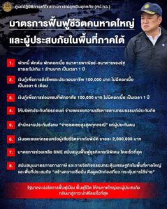 “อนุทิน”-เปิด-8-มาตรการฟื้นฟูชีวิตคนหาดใหญ่-และผู้ประสบภัยใน