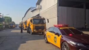 ตำรวจสอบสวนกลาง-ร่วมกับกรมทางหลวง-จัดส่งขบวนรถดูดฝุ่น