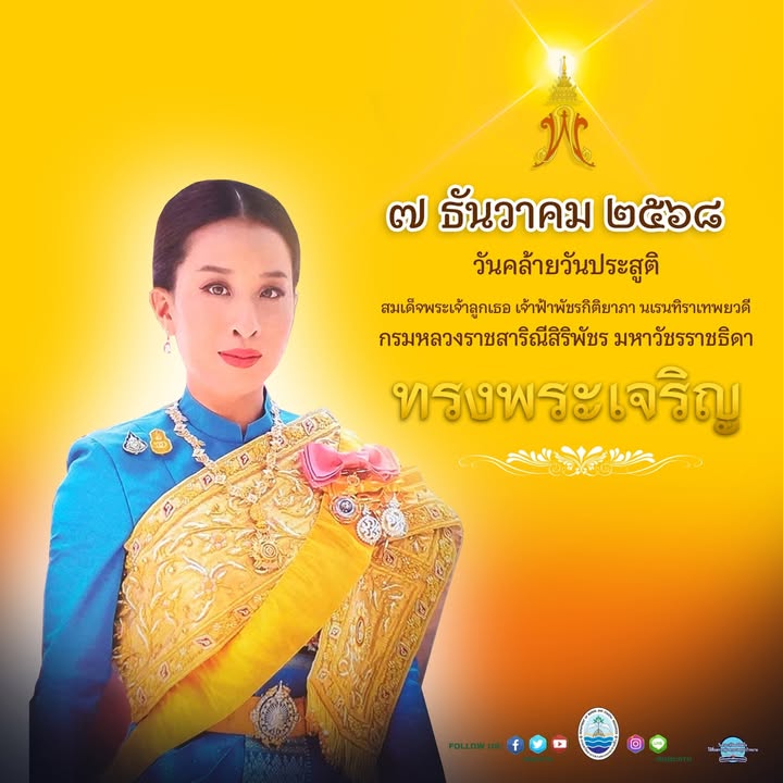 7-ธันวาคม-2568-วันคล้ายวันประสูติ-สมเด็จพระเจ้าลูกเธอ-เจ้