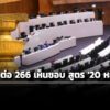 รัฐสภา-ลงมติ-328-ต่อ-266-เสียง-เห็นชอบ-สูตร-’20หยิบ1′-ตั้ง-กมธร่างรธน.-รับฟังความเห็น-คณะละ-35-คน