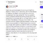 ‘ทรัมป์’-โพสต์โซเชียล-ยัน-‘ไทย-กัมพูชา’-ตกลงหยุดยิvแล้ว-ชี้เรื่องกับsะเบิดเป็นอุบัติเหตุ