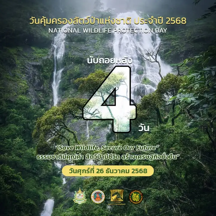 นับถอยหลังอีก-4-วัน-สู่-“วันคุ้มครองสัตว์ป่าแห่งชาติ-ประจำ