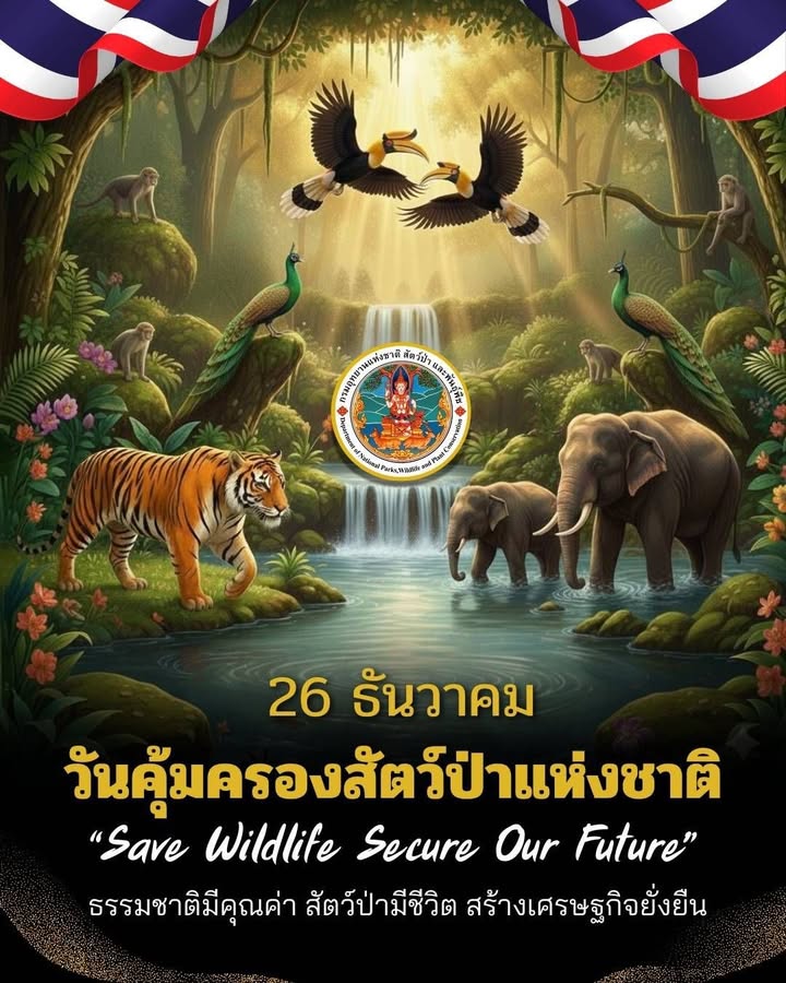 26-ธันวาคม-วันคุ้มครองสัตว์ป่าแห่งชาติ-วันที่-26-ธันวาคมขอ