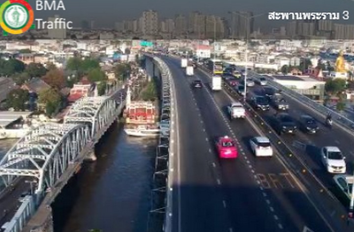 0747-น.-สะพานพระราม-3-ขาเข้า-รถมาก-ท้ายแถวสะสมสะพานข้ามคลอง-|-2026-01-05-00:53:00