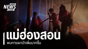 จังหวัดแม่ฮ่องสอน-พบจุดความร้อนที่เกิดจากการเผา-เพิ่มมากขึ้น