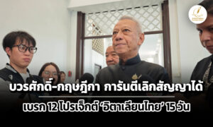 บวรศักดิ์-กฤษฎีกา-ยันเลิกสัญญาได้-–-เบรก-12-โปรเจ็กต์-อิตาเลียนไทย-ตรวจสอบ-15-วัน