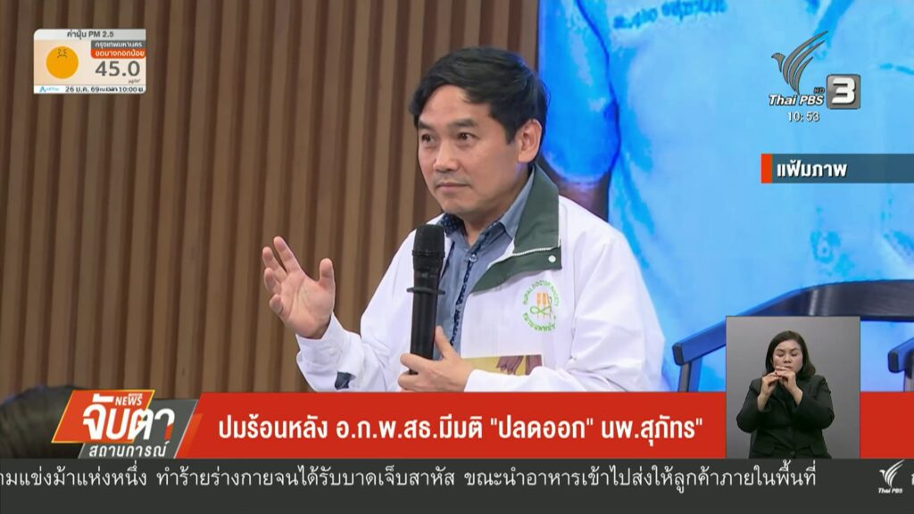 ปมร้อนหลัง-อกพสธมีมติ-“ปลดออก”-นพ.สุภัทร”-เลือกตั้ง69-#