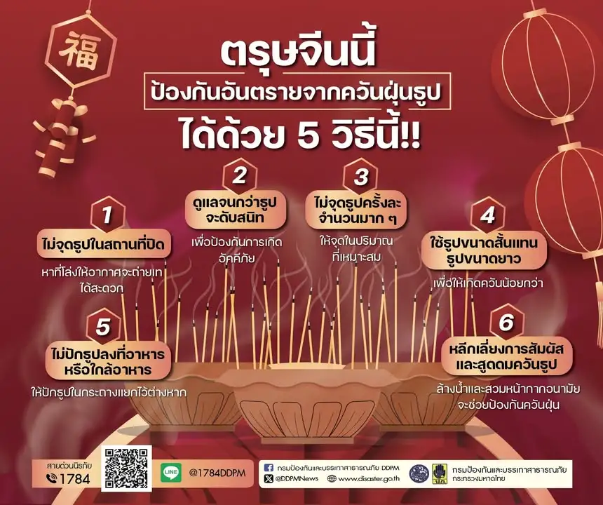 รู้ทันภัยกับปภ-️ปภ.แนะตรุษจีนนี้กับ-5-วิธีป้องกันอันตรายจ